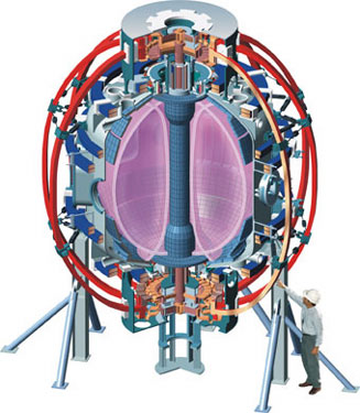 Illustration for article titled Magnetic Fusion in the Spherical Torus Experiment